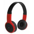 Casque  Bluetooth stereo avec micro - Noir et Rouge