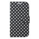 Etui clapet noir pois blancs Samsung galaxy S III