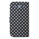 Etui clapet noir pois blancs Samsung galaxy S III