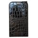 Etui clapet croco noir Samsung galaxy S III