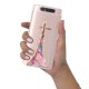 Coque Samsung Galaxy A80 360 intégrale transparente Tour Eiffel Marbre Rose Tendance La Coque Francaise.