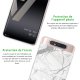 Coque Samsung Galaxy A80 360 intégrale transparente Marbre gris Tendance La Coque Francaise.