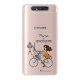 Coque Samsung Galaxy A80 360 intégrale transparente Paris à Bicyclette Tendance La Coque Francaise.