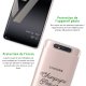 Coque Samsung Galaxy A80 360 intégrale transparente Champ et Fiesta Blanc Tendance La Coque Francaise.