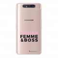 Coque Samsung Galaxy A80 360 intégrale transparente Femme Boss Tendance La Coque Francaise.