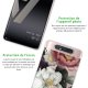 Coque Samsung Galaxy A80 360 intégrale transparente Fleurs roses Tendance La Coque Francaise.
