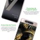 Coque Samsung Galaxy A80 360 intégrale transparente Feuilles de Palmier Noir Tendance La Coque Francaise.