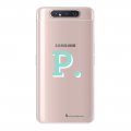 Coque Samsung Galaxy A80 360 intégrale transparente Initiale P Tendance La Coque Francaise.