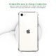 Coque iPhone SE 2020  Antichoc Silicone + 2 verres trempés