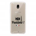 Coque Samsung Galaxy J5 2017 silicone transparente Ici c'est Paname ultra resistant Protection housse Motif Ecriture Tendance La Coque Francaise