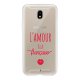 Coque Samsung Galaxy J5 2017 silicone transparente Amour à la française ultra resistant Protection housse Motif Ecriture Tendance La Coque Francaise