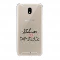 Coque Samsung Galaxy J5 2017 silicone transparente Jalouse et Capricieuse ultra resistant Protection housse Motif Ecriture Tendance La Coque Francaise