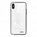 Coque iPhone Xs Max Coque Soft Touch Glossy Chat Perli Popet Design Evetane