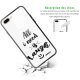 Coque iPhone 7 Plus/ 8 Plus Coque Soft Touch Glossy All I Need Is Laugh Design Evetane