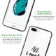 Coque iPhone 7 Plus/ 8 Plus Coque Soft Touch Glossy All I Need Is Laugh Design Evetane