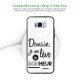 Coque Galaxy S8 Coque Soft Touch Glossy Demain Je Me Lève De Bonheur Design Evetane