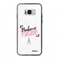 Coque Galaxy S8 Coque Soft Touch Glossy Madame paname Design Evetane