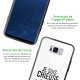 Coque Galaxy S8 Coque Soft Touch Glossy Chieuse Mais Heureuse Design Evetane