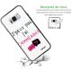 Coque Galaxy S8 Coque Soft Touch Glossy Commérages Design Evetane