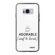 Coque Galaxy S8 Coque Soft Touch Glossy Adorable Sauf le Lundi Design Evetane