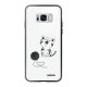 Coque Galaxy S8 Coque Soft Touch Glossy Chat et Laine Design Evetane