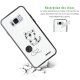 Coque Galaxy S8 Coque Soft Touch Glossy Chat et Laine Design Evetane