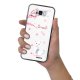 Coque Galaxy S8 Coque Soft Touch Glossy Chat et Fleurs Design Evetane