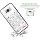 Coque Galaxy S8 Coque Soft Touch Glossy Chats d'humeurs Design Evetane