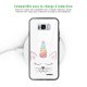 Coque Galaxy S8 Coque Soft Touch Glossy Chat licorne Design Evetane