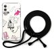 Coque cordon iPhone 11 noir Dessin Mon kit de voyage La Coque Francaise