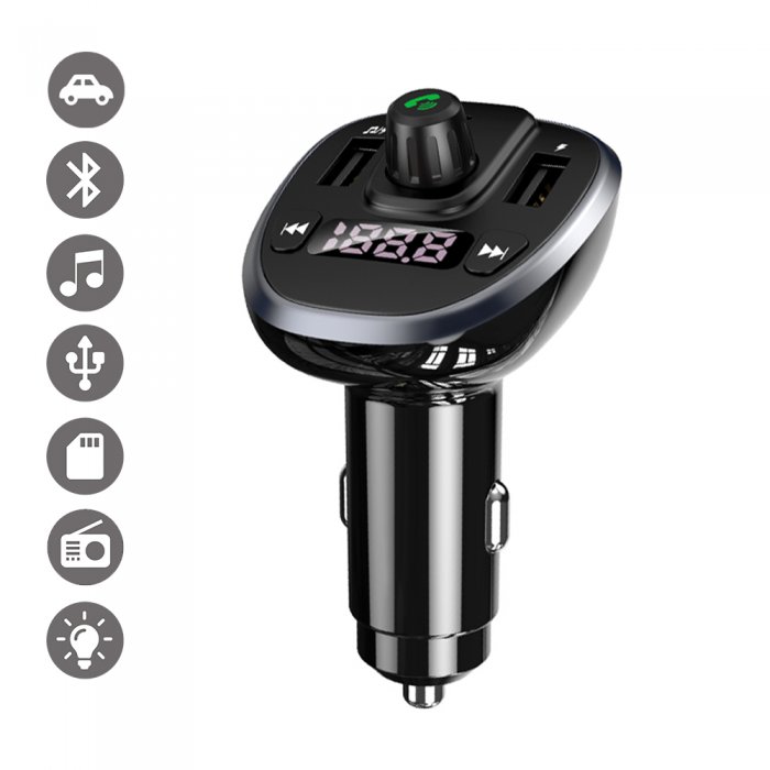 Adaptateur chargeur-voiture eGo noir