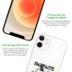 Coque iPhone 12 mini silicone transparente Parfaite Avec De Jolis Défauts ultra resistant Protection housse Motif Ecriture Tendance Evetane
