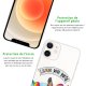 Coque iPhone 12 mini silicone transparente Licorne Pool Party ultra resistant Protection housse Motif Ecriture Tendance Evetane