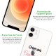 Coque iPhone 12 mini silicone transparente Chieuse et Capricieuse ultra resistant Protection housse Motif Ecriture Tendance Evetane