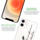 Coque iPhone 12 mini silicone transparente Vers l'infini et l'au delà ultra resistant Protection housse Motif Ecriture Tendance Evetane