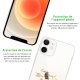 Coque iPhone 12 mini silicone transparente Carpe Diem Or ultra resistant Protection housse Motif Ecriture Tendance Evetane