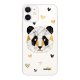 Coque iPhone 12 mini silicone transparente Panda Géométrique ultra resistant Protection housse Motif Ecriture Tendance Evetane
