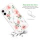 Coque iPhone 12 mini silicone transparente Orchidées ultra resistant Protection housse Motif Ecriture Tendance Evetane