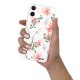 Coque iPhone 12 mini silicone transparente Orchidées ultra resistant Protection housse Motif Ecriture Tendance Evetane