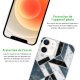 Coque iPhone 12 mini silicone transparente Marbre Vert Graphique ultra resistant Protection housse Motif Ecriture Tendance Evetane