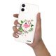 Coque iPhone 12 mini silicone transparente Flamant Rose Cercle ultra resistant Protection housse Motif Ecriture Tendance Evetane