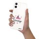 Coque iPhone 12 mini silicone transparente Princesse Couronne ultra resistant Protection housse Motif Ecriture Tendance Evetane