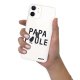 Coque iPhone 12 mini silicone transparente Papa poule ultra resistant Protection housse Motif Ecriture Tendance Evetane