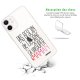 Coque iPhone 12 mini silicone transparente Licorne super maman ultra resistant Protection housse Motif Ecriture Tendance Evetane