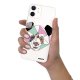 Coque iPhone 12 mini silicone transparente Panda Outline ultra resistant Protection housse Motif Ecriture Tendance Evetane