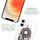 Coque iPhone 12 mini silicone transparente Attrape rêve ultra resistant Protection housse Motif Ecriture Tendance Evetane
