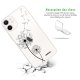 Coque iPhone 12 mini silicone transparente Pissenlit ultra resistant Protection housse Motif Ecriture Tendance Evetane