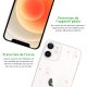 Coque iPhone 12 mini silicone transparente Chute de flocons ultra resistant Protection housse Motif Ecriture Tendance Evetane