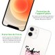 Coque iPhone 12 mini silicone transparente Madame paname ultra resistant Protection housse Motif Ecriture Tendance Evetane