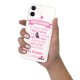 Coque iPhone 12 mini silicone transparente Recette du Bonheur ultra resistant Protection housse Motif Ecriture Tendance Evetane